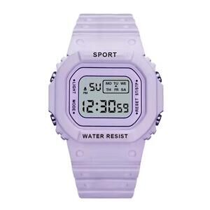 Purple colorful and stylish Digital watch